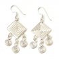 Valentine Gift Real 925 Sterling Silver Dangle Earrings Costume Fashion New