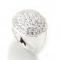 New Wedding Engagemnet Ring CZ Sz 7.75 925 Sterling Silver Luxury Free Shipping