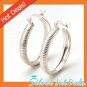 Circle Hoop Huggie 925 Sterling Silver Earrings Endless Love Cute New Gift