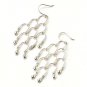Fashion Costume Pear Drop Dangle 925 Sterling Silver Earrings Classic New Gift