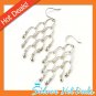 Fashion Costume Pear Drop Dangle 925 Sterling Silver Earrings Classic New Gift