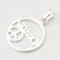 925 Sterling Silver Peace Symbol Pendant Gift New Classic Free Shipping