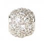 Luxury Cubic Zirconia Ball 925 Sterling Silver Pendant Valentine Gift Free Ship