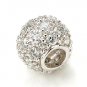 Luxury Cubic Zirconia Ball 925 Sterling Silver Pendant Valentine Gift Free Ship