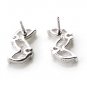 3 Marquise Cubic Zirconia 925 Sterling Silver Stud Earrings New Free Shipping