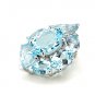 925 Sterling Silver Pendant Genuine Sky Blue Topaz New Dec Birth Free Shipping