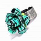 Recycled Jewelry AQUA Rose Ring