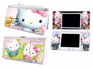 New Nintendo NDSL NDS DS Lite Skin Sticker Vinyl Cover Decal Hello Kitty T03