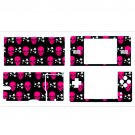 New Nintendo NDSL NDS DS Lite Skin Sticker Vinyl Cover Decal Stars Pink Skull T202