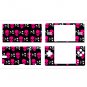 New Nintendo NDSL NDS DS Lite Skin Sticker Vinyl Cover Decal Stars Pink Skull T202