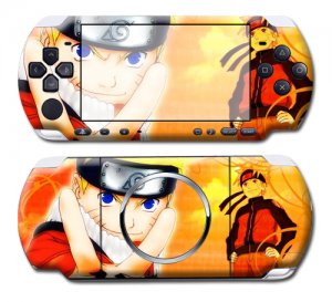 NEW PSP 3000 3 Slim Sticker NARUTO Vinyl Skin Decal A006