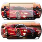 NEW PSP 3000 3 Slim Sticker Roadster Red Car Vinyl Skin Decal A008
