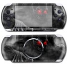 NEW Sony PSP 3000 3 Slim Sticker Darkness Cyber Skull Vinyl Skin Decal A060