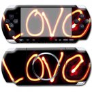 NEW Sony PSP 3000 3 Slim Sticker Love Cyber Pattern Vinyl Skin Decal A126