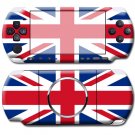 NEW Sony PSP 3000 3 Slim Sticker British UK Flag Union Jack Vinyl Skin Decal A134