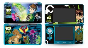 NEW N3DS Skin Vinyl Sticker Decals for Nintendo 3DS Ben 10 Ten DS202