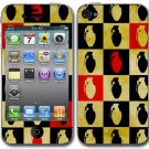 New Grenade Style Pattern Vinyl Sticker Skin Decal Cover for iPhone 4 4S G538