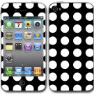 New Black and White Points Vinyl Sticker Skin Decal Cover for iPhone 4 4G 4S G571