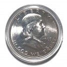 Genuine 90% Silver Coin -1963 P D S  Franklin Silver Half Dollar High Grade ,Nice Luster (BU)-Rare