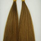 Stick I tip #8 Chestnut Brown 100 strands Natural human hair 50 grams