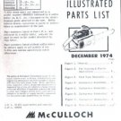 Mccullough Pro Mac 850 Chain Saw Parts Manual