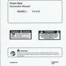 ECHO  CS-341 Chain Saw Instruction Manual