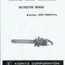 ECHO  CS-1001VL Chain Saw Instruction Manual