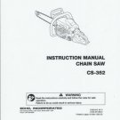 ECHO  CS-352 Chain Saw Instruction Manual