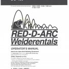 Lincoln Electric RED-D-ARC DC 400 Welder Operator's Manual ( Copy)