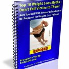 Top 10 Weight Loss Myths