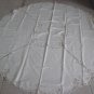 Ivory100% cotton round table cloth 70" Diameter
