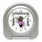 Custom Silver Travel Alarm Clock Customize Promotional Item Personalize It