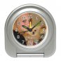 Custom Silver Travel Alarm Clock Customize Promotional Item Personalize It