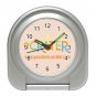 Custom Silver Travel Alarm Clock Customize Promotional Item Personalize It