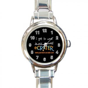 Custom Round Italian Charm Watch Customize Promotional Item Personalize It