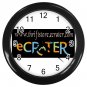 Black Custom Wall Clock Customize Promotional Item Personalize It