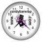 Silver Custom Wall Clock Customize Promotional Item Personalize It