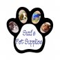 1 Custom Paw Print Magnet Customize Promotional Item Personalize It