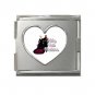 Custom Mega Link Heart Italian Charm 18mm Customize Promotional Item Personalize It