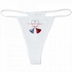 2 Custom Classic Thong SMALL Customize Promotional Item Personalize