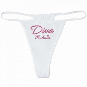 2 Custom Classic Thong MEDIUM Customize Promotional Item Personalize