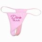 Custom Classic T-Back Thong Panties PINK LARGE Customize Promotional Item Personalize
