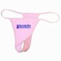 Custom Classic T-Back Thong Panties PINK LARGE Customize Promotional Item Personalize