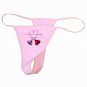 Custom Classic T-Back Thong Panties PINK LARGE Customize Promotional Item Personalize