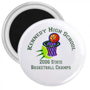 Custom 1" Mini Magnet 100 pack Personalize for Sports Team School Business