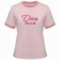 Ringer T-Shirt Jr Large Pink Customized Promotional Personalize It Logo Item