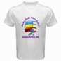 Custom White T-Shirt Medium Customize Personalize Business Logo #CT