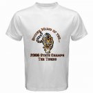 Custom White T-Shirt Medium Customize Personalize Business Logo #CT