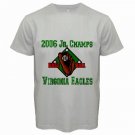 Custom Grey T-Shirt Medium Customize Personalize Business Logo #CT