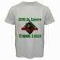 Custom Grey T-Shirt Large Customize Personalize Business Logo #CT